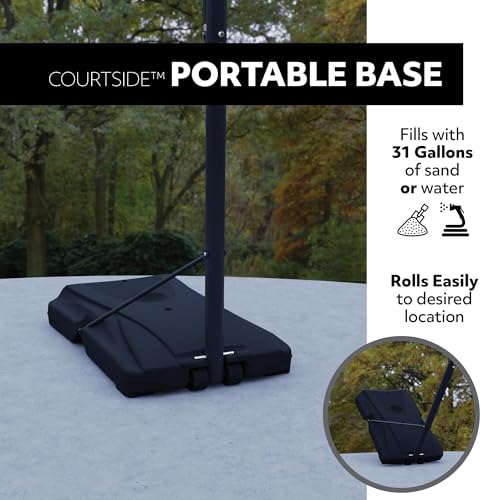 Lifetime Portable Basketball Hoop with 48 Inch Backboard & Adjustable Height 8-10 ft