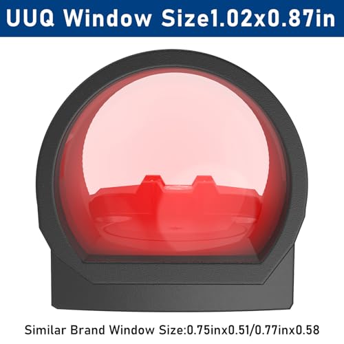 UUQ EagleC28F Reflex Sight with Fiber Optic, Shake Awake, RMR Mount