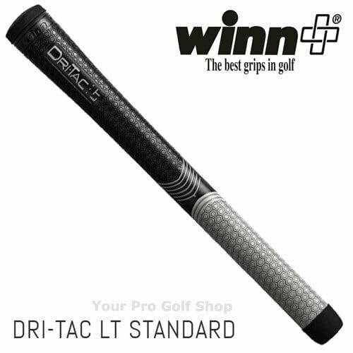 Golf Grip Set of 9 - Midsize Winn Dri-Tac LT Lite Series with Polymer Technology