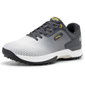 FitVille Extra Wide Mens Golf Shoes Spikeless Sneakers 12 Grey