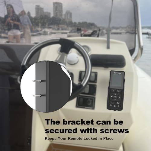 Marine GPS Remote Holder with ABS Bracket and 1/4 Inch Screw Thread