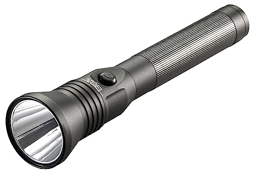 Rechargeable LED Flashlight Without Charger - 800 Lumens, Long Range, Black