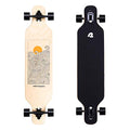 Retrospec Rift Drop-Through Longboard Cruiser Tangerine Wave - Canadian Maple, 41"
