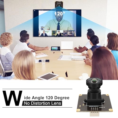H120 Wide Angle No Distortion 2MP Global Shutter USB Camera 90FPS