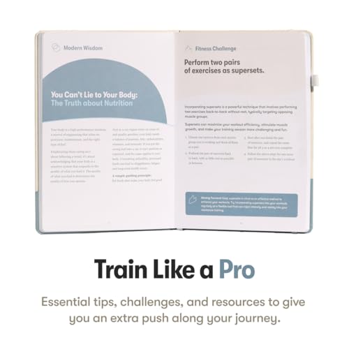 Hardcover Bodyweight Workout Journal - 13-Week Fitness Planner & Log Book