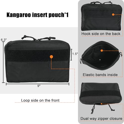 SABADO Front Flap Pouch 4-in-1 System with Triple Mag 5.56 Insert — Black Variation