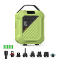 Anoutway Green Electric Paddle Board Pump High Pressure Auto-Off Rechargeable