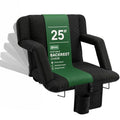 Sekey 25-Inch Extra Wide Stadium Seat with Back Support No Heat - 1 Pack