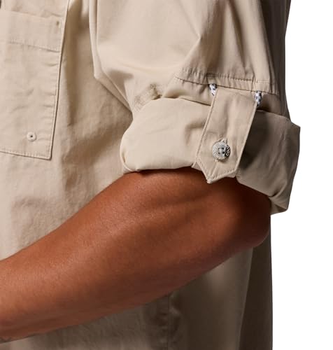Men's PFG Bonehead Short Sleeve Shirt Large Fossil