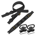 CVLIFE Two Point Rifle Sling with Quick Adjustment & Removable Widened Pad - Black