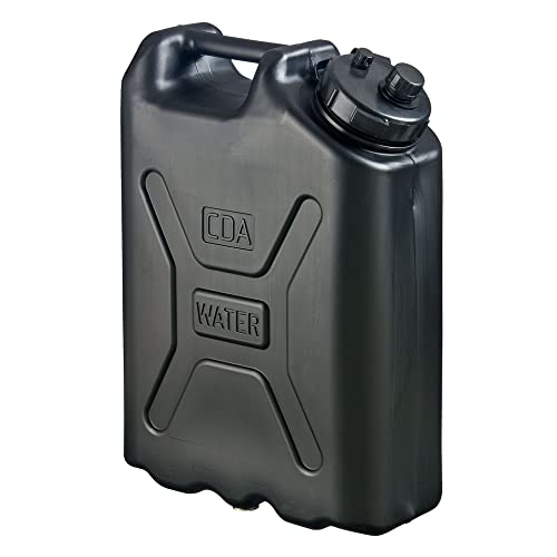 Heavy Duty 5 Gallon Water Container - Military Style BPA-Free Portable Water Storage - 1 Pack