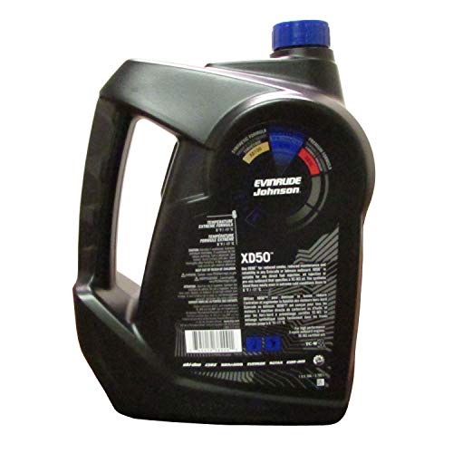 Evinrude E-Tec XD50 2-Cycle Outboard Motor Oil - Synthetic Marine Engine Oil