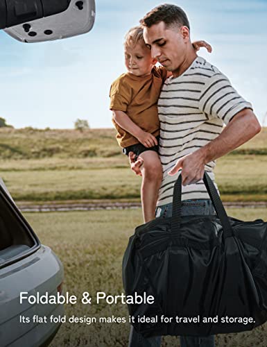 Besrey Toddler Hiking Backpack Carrier with Sunshade - Black Adjustable Padded Straps