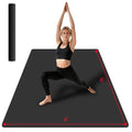 Extra Large Yoga Mat 6'x4' 8mm Thick Non-Slip Exercise Mat for Home Workouts
