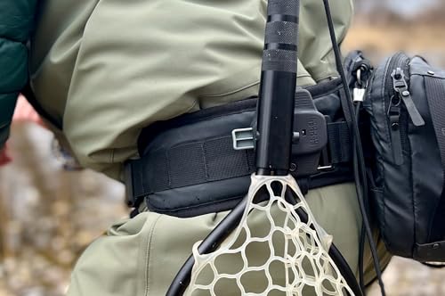Broder Magnetic Net Clip for Fly Fishing Nets - Quick Access Net Holder