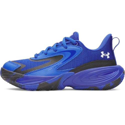 Kids Basketball Shoes Under Armour Pre School Lockdown 8 - Little Kid 3 Royal/Black/White