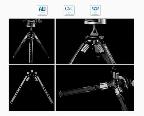 Mini Tabletop Tripod - Aluminum Foldable Portable Camera Stand - MT-03