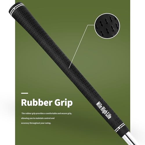 Golf Wedges 52/56/60 Degrees - Beginner Friendly Entry Level Sand & Lob Wedges with Rubber Grip