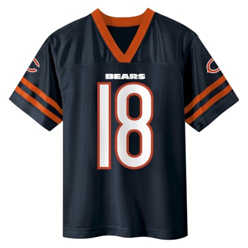 Youth Chicago Bears Caleb Williams #18 Navy Home Football Jersey - Sizes 4-18