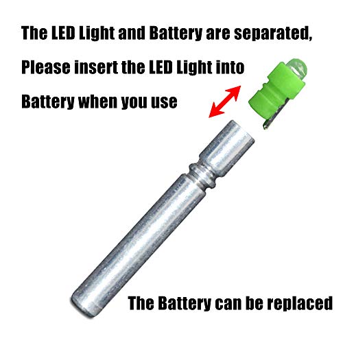 LED Bobber Light Replacement Battery for Fishing & Archery Nocks - Green