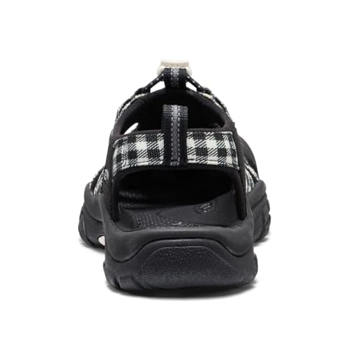 KEEN Women's Newport H2 Water Sandals Black Gingham Size 9 - Closed Toe, Water-Friendly