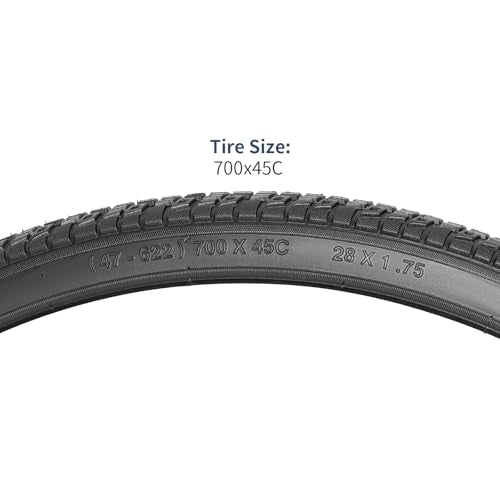 2-Pack 700x45C Gravel Bike Tires - Folding Wide Road Tyres