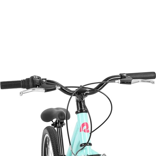 Retrospec Dart Kids Bike Seafoam 24-Inch 7-Speed Hybrid Youth Bicycle