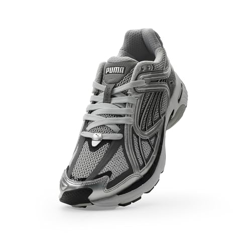 PUMA Skyjet Prisco Men's Sneakers Gray Silver Size 8.5 - Mesh & Metallic Design