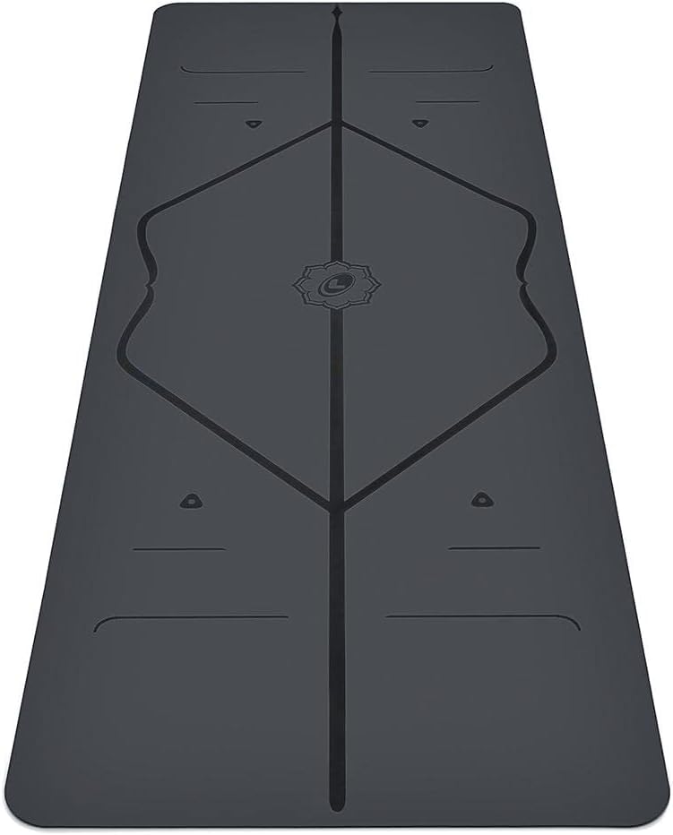 Liforme Travel Yoga Mat Gray – Premium Non-Slip, Alignment System & Eco-Friendly