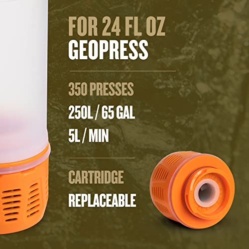 GRAYL GeoPress Replacement Filter & Purifier Cartridge - Hi-Vis Orange