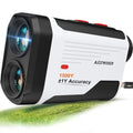 AZZWNGY Golf Rangefinder Slope Up to 1500 Yards with Flag Lock & Magnetic Mount