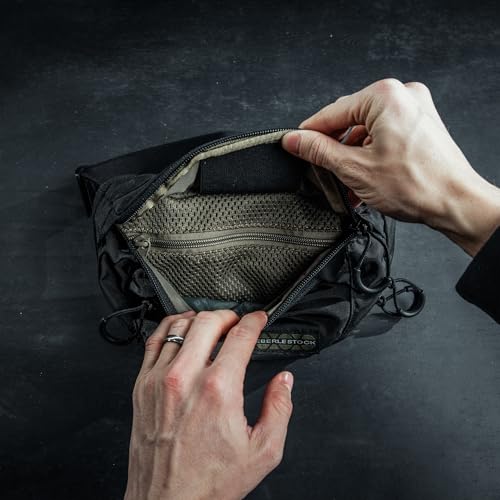 Eberlestock Bando Bag - Tactical Fanny Pack with Adjustable Waist, Black
