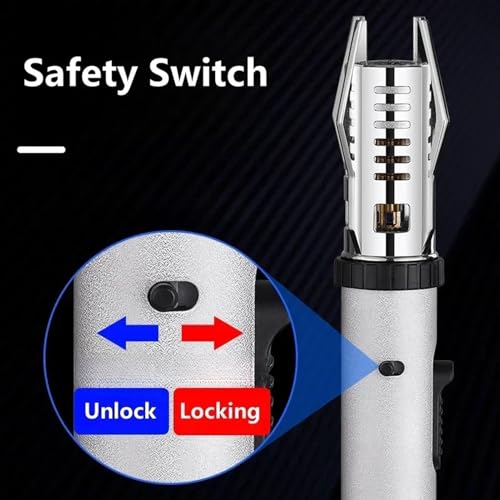 Windproof Refillable Torch Lighter for Camping BBQ Candle Cooking