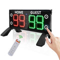 YZ Portable Digital Scoreboard for Basketball & Outdoor Games - Remote Control & Bright LED Display