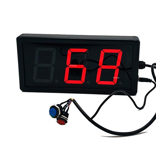 LED Up/Down Digital Counter with Remote & Buttons 3 Inch High