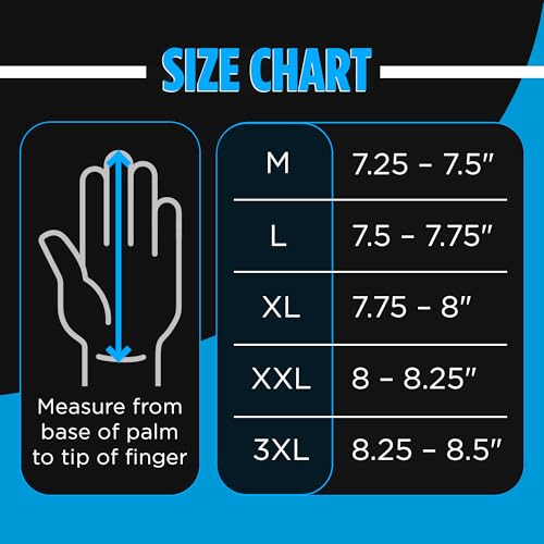 Men's White Football Lineman Gloves Max Clash Apex Padding Large