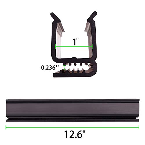 Golf Cart Windshield Sash Clips (12.6 in) for Club Car DS & Precedent – Set of 2