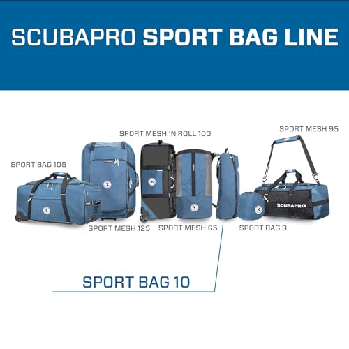 Dive Bag Backpack with Fins & Snorkel Storage - 10L Water-Resistant Carryall