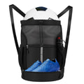 Large Capacity Soccer & Basketball Drawstring Backpack with Shoe Compartment