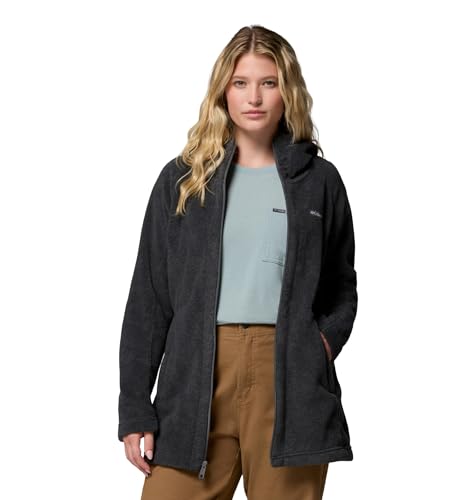 X-Large Columbia Women's Benton Springs II Long Hoodie Charcoal Heather
