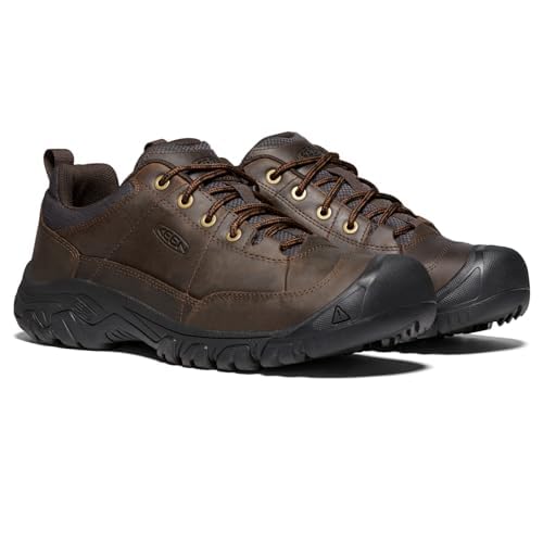 KEEN Men's Targhee 3 Oxford Hiking Shoes - Dark Earth / Mulch / 10.5