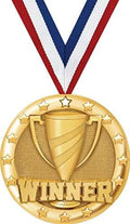 Gold Winner Medals - 2" Shiny Gold 1st Place Awards | Perfect for Competitions and Events