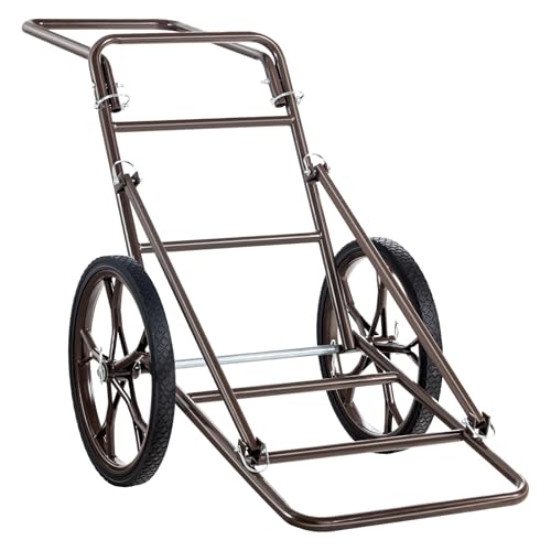 VEVOR 500lbs Game Cart for Hunting All Terrain Folding Deer Hauler, 2-Wheel