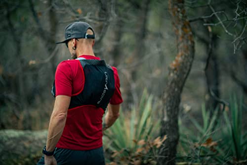 UltrAspire Bronco 5L Hydration Race Vest - Medium Black/Red for Ultrarunning