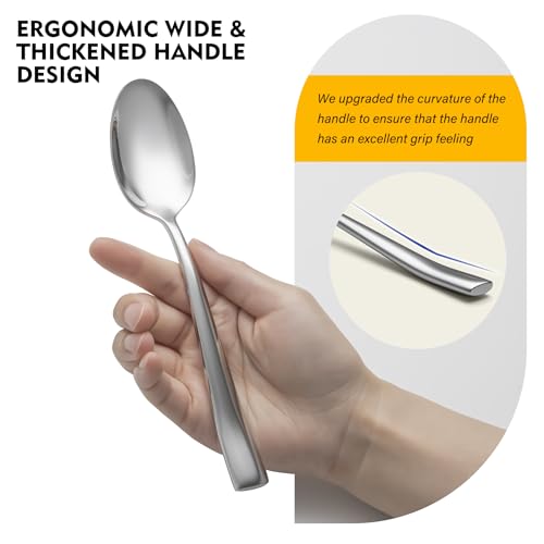 8-Piece Heavy Duty Stainless Steel Flatware Set - Mirror Polished Cutlery for 8, Durable Kitchen Utensils