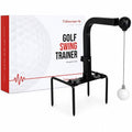 Golf Swing Trainer with Ground Stake, Adjustable Height Practice Aid for Outdoor Golf