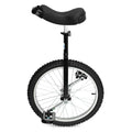 20-Inch Unicycle for Kids & Adults, Adjustable & Durable Black Bike