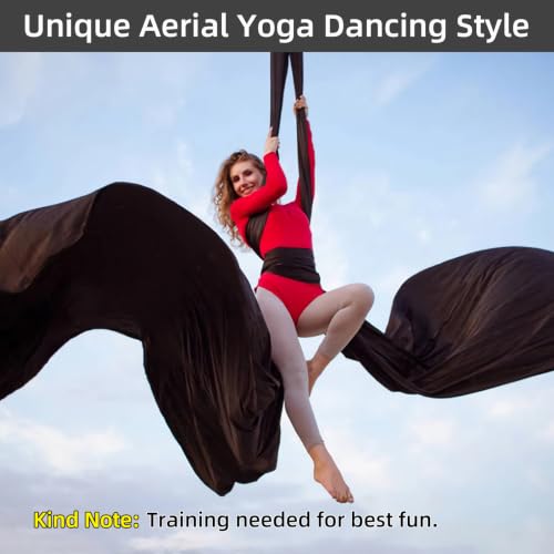 Aerial Silks Kit with SGS & CE Certification - 9 Yards, Budgreen Variation
