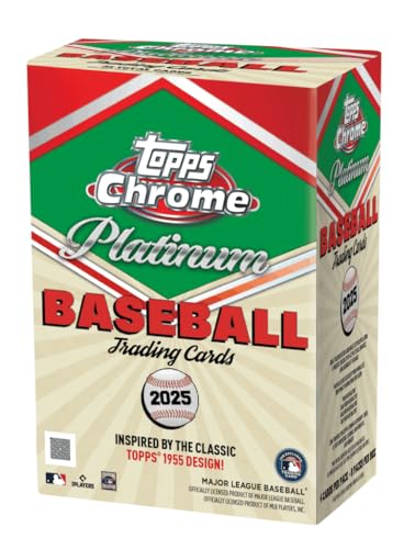 Baseball Card Value Box 2025 Topps Chrome Platinum '55 Collectible Set