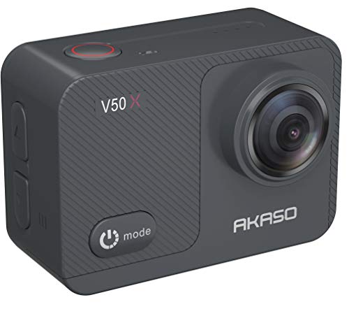 AKASO V50X Action Camera 4K/30fps Waterproof with Touch Screen & Accessories (No MicroSD)